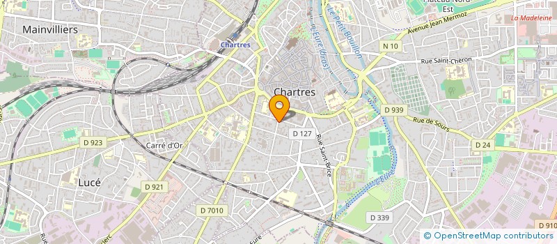 localisation de l'entreprise UNION DES UKRAINIENS DE FRANCE - EURE ET LOIR à CHARTRES