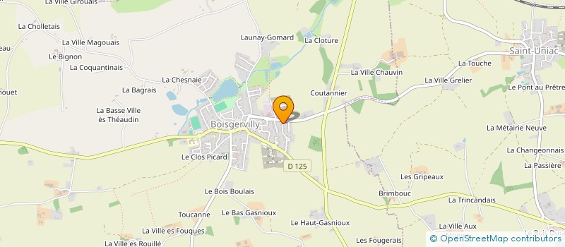 localisation de l'entreprise UNION DES UKRAINIENS EN BRETAGNE à BOISGERVILLY
