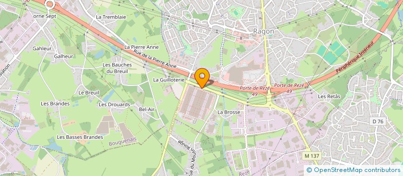 localisation de l'entreprise UNION DES UMIH DES PAYS DE LA LOIRE  REZE