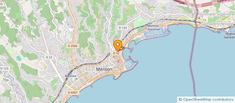 localisation de l'entreprise UNION DES USAGERS DES PORTS DE MENTON  MENTON
