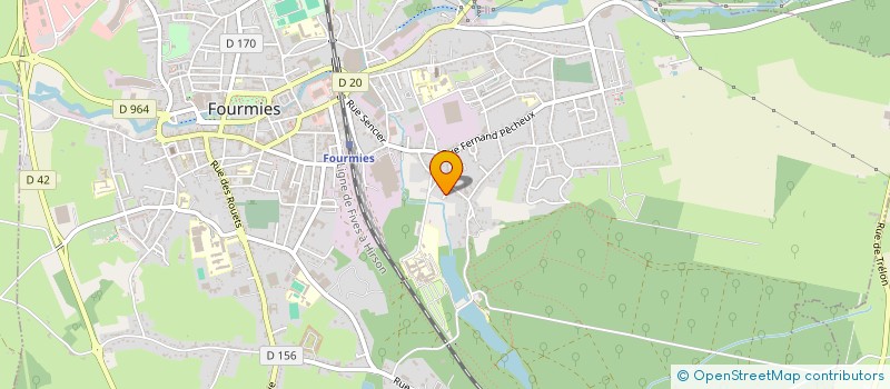 localisation de l'entreprise UNION DES VIEUX DE FRANCE  FOURMIES