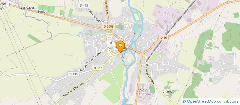 localisation de l'entreprise UNION DES VIGNERONS  SAINT-POURCAIN-SUR-SIOULE
