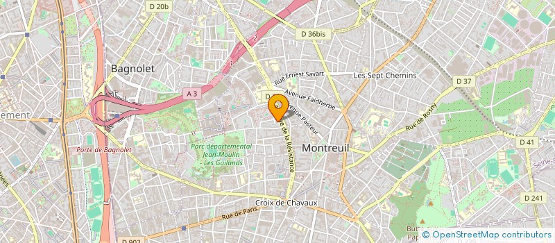 localisation de l'entreprise UNION DES VOLONTAIRES POUR LE DEVELOPPEMENT DE SONINKARA (UVDS) à MONTREUIL