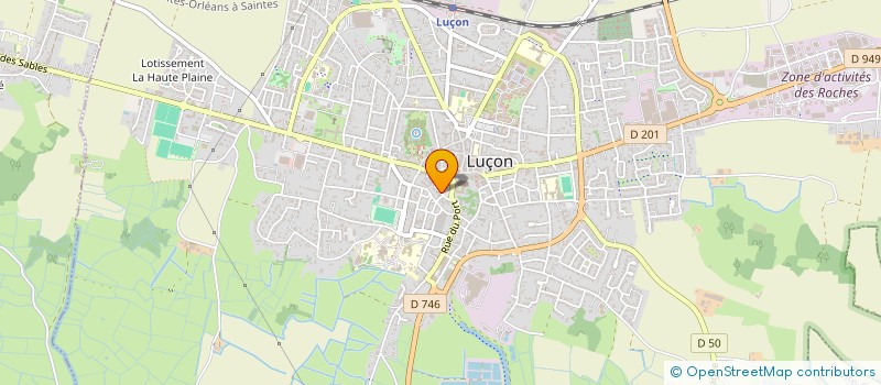 localisation de l'entreprise UNION DEVELOPP TOURISME ASS ALPES ATLANT  LUCON