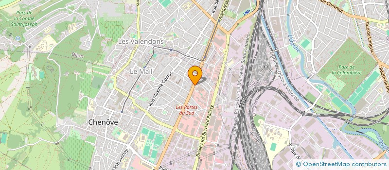 localisation de l'entreprise UNION DIJON CENTRES REINSERTION SOCIALE à CHENOVE