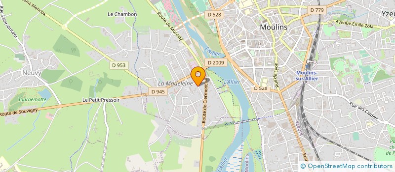 localisation de l'entreprise UNION DIOCES MOUVEM SERVICES à MOULINS