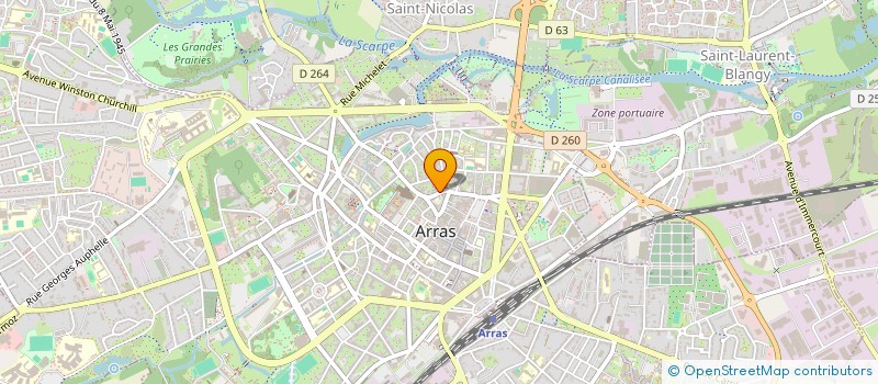 localisation de l'entreprise UNION DIOCESAINE AIDE PRETRE à ARRAS