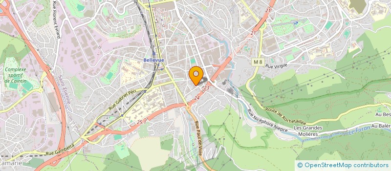 localisation de l'entreprise UNION DIOCESAINE ORGANISMES GESTION ENSEIGNEMENT CATHOLIQUE ST ETIENNE  SAINT-ETIENNE