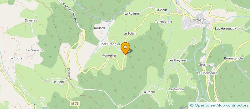 localisation de l'entreprise UNION DU 3E AGE  SAINT-PAUL-EN-JAREZ