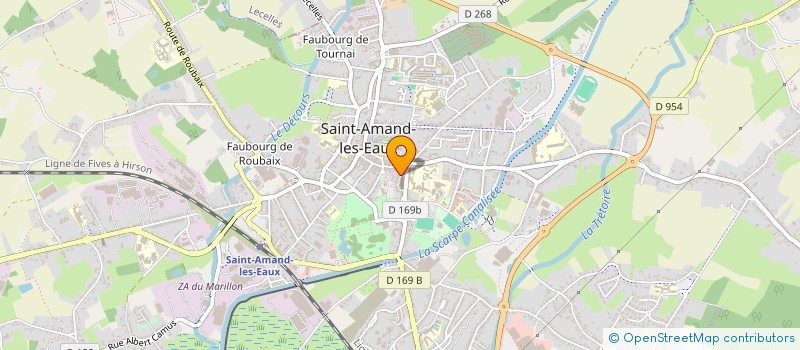 localisation de l'entreprise UNION DU COMMERCE  ST AMAND-LES-EAUX