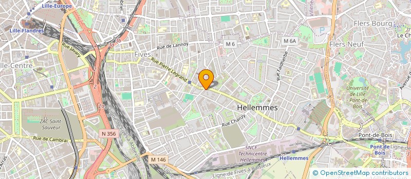 localisation de l'entreprise UNION DU COMMERCE HELLEMMOIS à LILLE