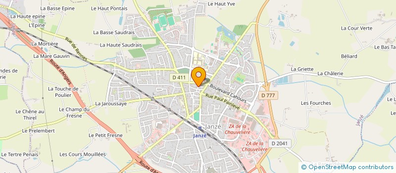 localisation de l'entreprise UNION DU COMMERCE JANZE  JANZE