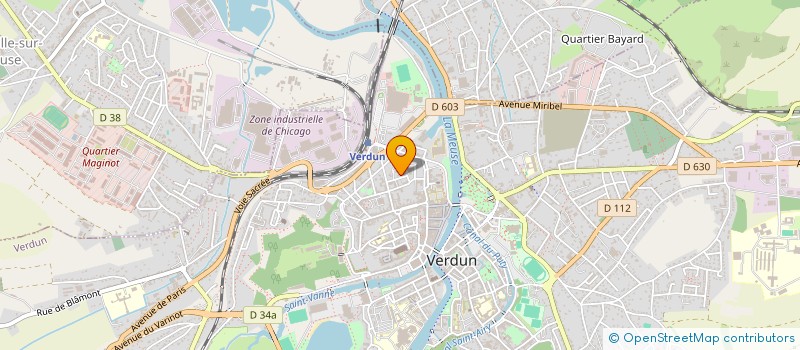 localisation de l'entreprise UNION DU COMMERCE VERDUNOIS à VERDUN