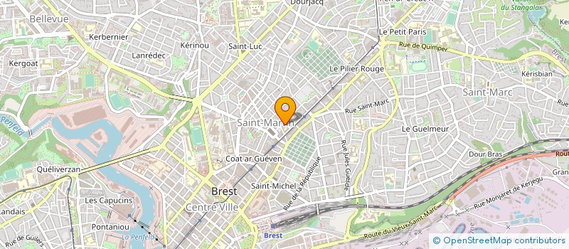 localisation de l'entreprise UNION DU FINISTERE POUR LA BRETAGNE à BREST