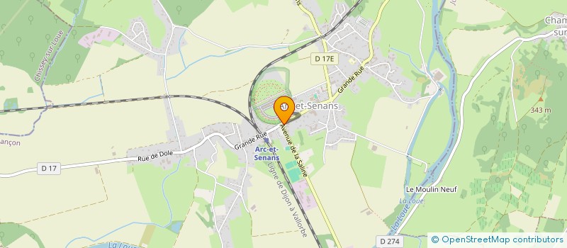 localisation de l'entreprise UNION DU PEUPLE COMTOIS  ARC-ET-SENANS