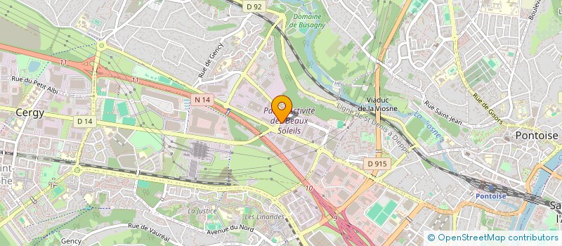 localisation de l'entreprise UNION DU VAL D OISE DES DELEGUES DEPARTEMENTAUX DE L EDUCATION NATIONALE  OSNY