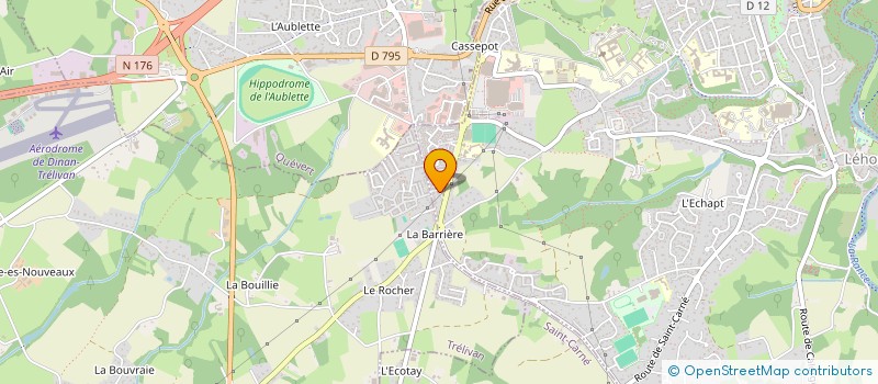 localisation de l'entreprise UNION ECOLES DANSE PAYS DINAN à QUEVERT
