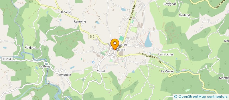 localisation de l'entreprise UNION ECONOMIQUE DE VERNOUX  VERNOUX-EN-VIVARAIS