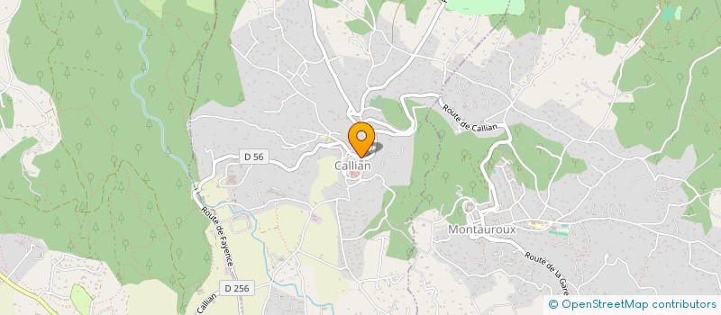 localisation de l'entreprise UNION ECONOMIQUE DU PAYS DE FAYENCE  CALLIAN