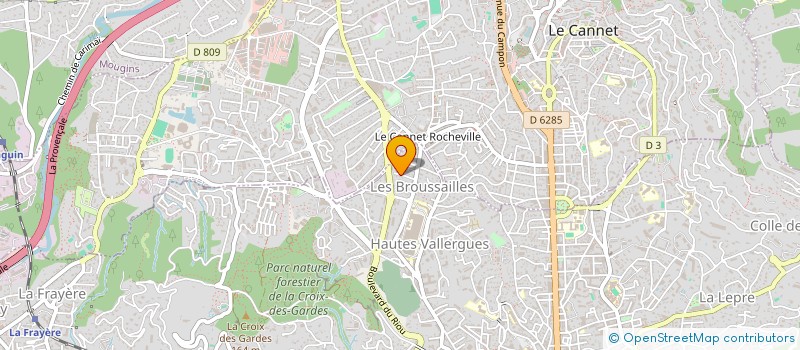 localisation de l'entreprise UNION EDEN à CANNES
