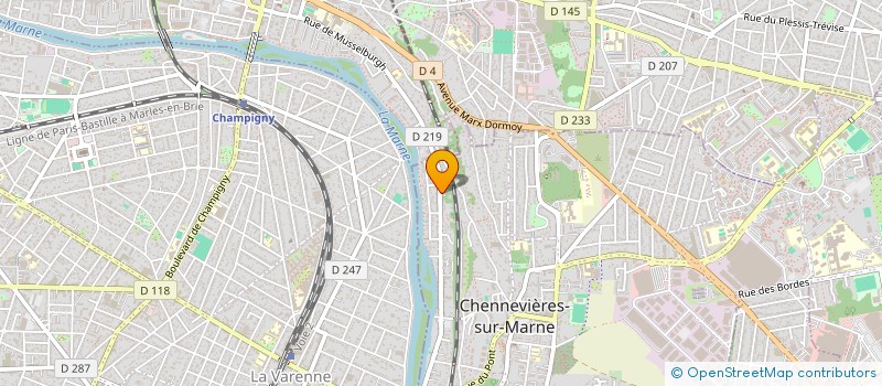 localisation de l'entreprise UNION EGLISES EVANGELIQUES NAZAREEN  CHENNEVIERES-SUR-MARNE