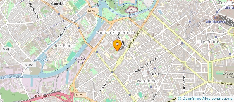 localisation de l'entreprise UNION ELEVES DE L ICAM BUVETTE à LILLE