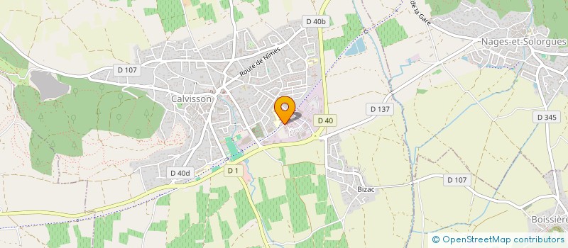 localisation de l'entreprise UNION ENERGIE  SAUZET