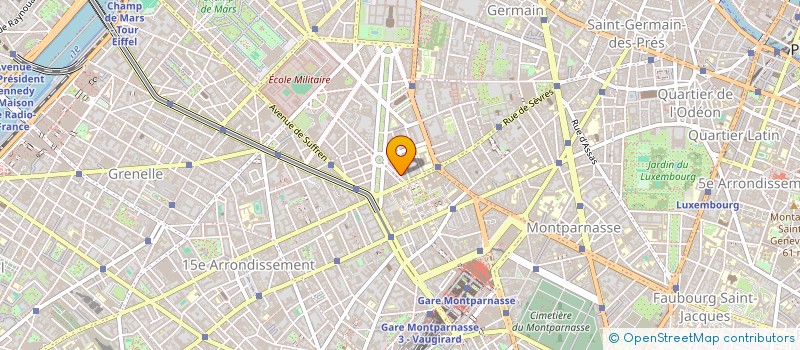 localisation de l'entreprise UNION ENTREP POUR PROTECT SANTE JARDINS  PARIS