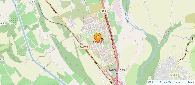 localisation de l'entreprise UNION ENTREPRISES ALPES HAUTE PROVENCE  SISTERON