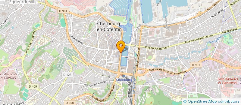 localisation de l'entreprise UNION ENTREPRISES DE LA HAGUE à CHERBOURG-EN-COTENTIN