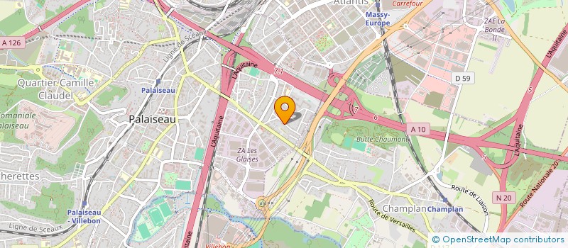 localisation de l'entreprise UNION ESSONNE DELEGUES DEPART EDUCAT NAT à PALAISEAU