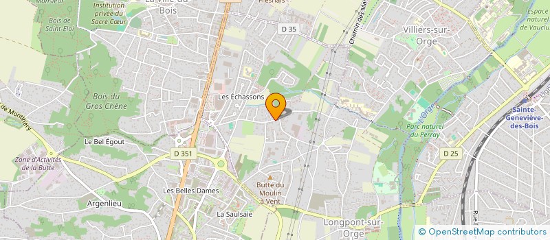 localisation de l'entreprise UNION ESSOR CANTON MONTLHERY  MONTLHERY