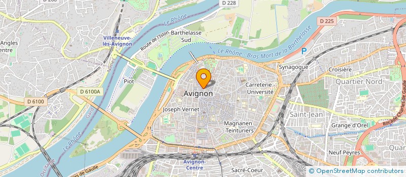 localisation de l'entreprise UNION ETUDIANTE AVIGNON  AVIGNON