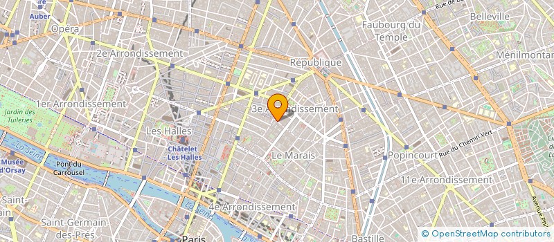 localisation de l'entreprise UNION EUROPEENNE DE L'OR  PARIS