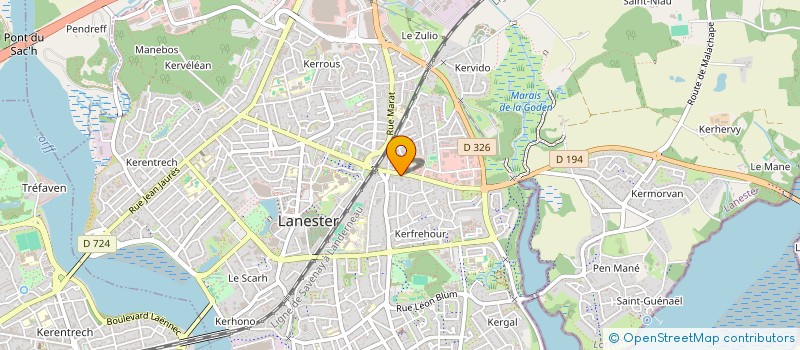 localisation de l'entreprise UNION EXPRESS TRANS SERVICE  LANESTER