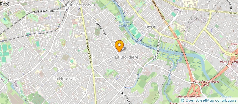 localisation de l'entreprise UNION FAMILIALE  REZE