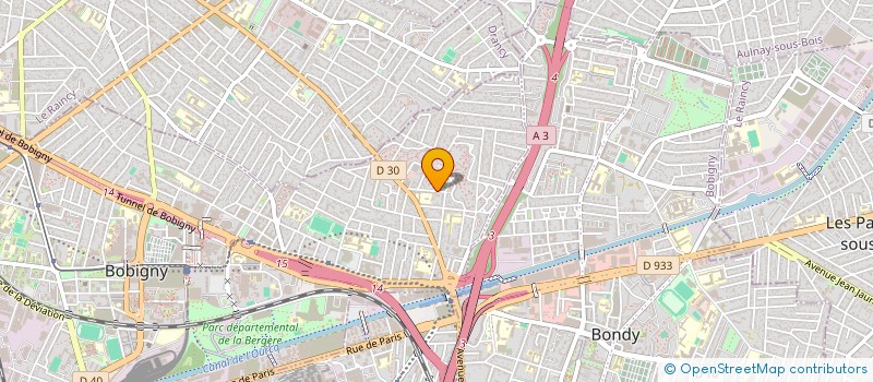 localisation de l'entreprise UNION FAMILIALE BON SECOURS à BOBIGNY