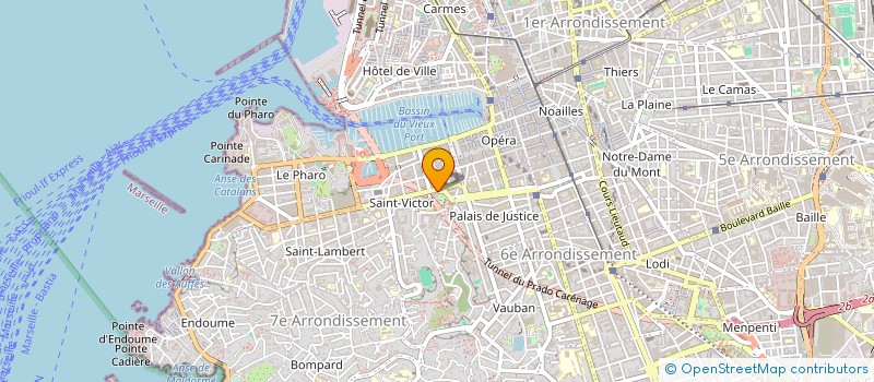 localisation de l'entreprise UNION FAMILIALE DES BDR à MARSEILLE
