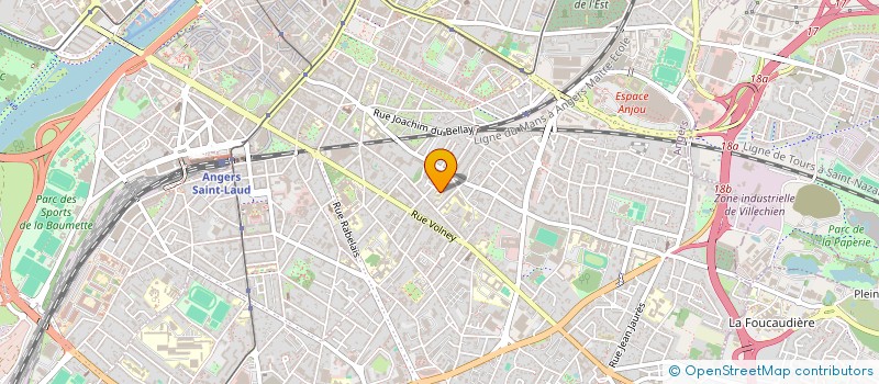 localisation de l'entreprise UNION FAMILIALE VICTIME GUERRE à ANGERS