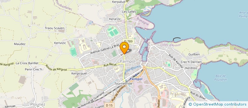 localisation de l'entreprise UNION FED ANCIENS COMB VICT  GUERRES  PAIMPOL