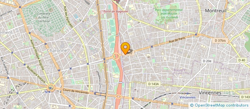 localisation de l'entreprise UNION FEDE INGE CADRES TECHNI à MONTREUIL