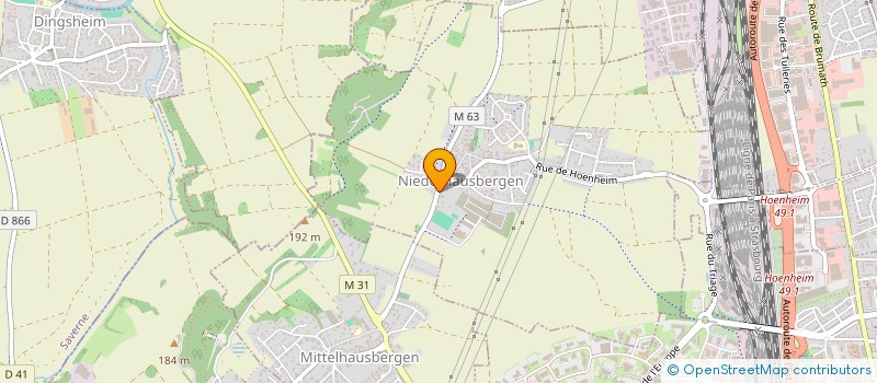localisation de l'entreprise UNION FEDER ARB APICOL ALS MOS à NIEDERHAUSBERGEN