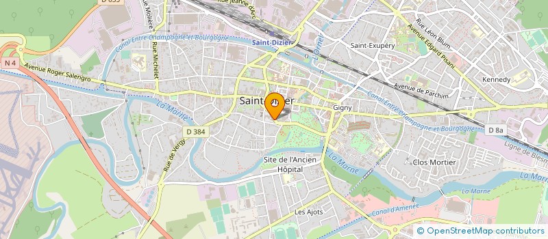 localisation de l'entreprise UNION FEDER CONSOMMATEURS QUE CHOISIR à SAINT-DIZIER