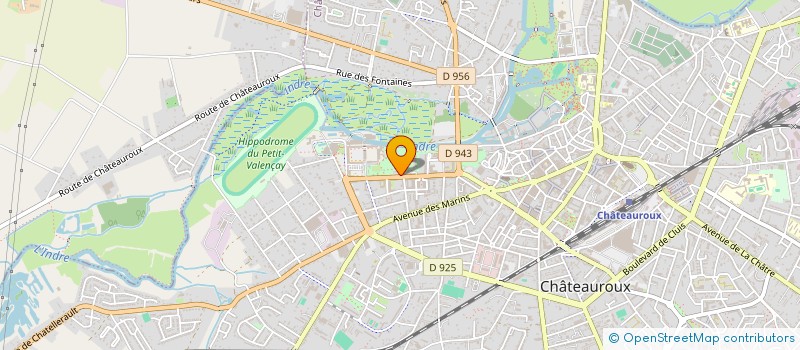localisation de l'entreprise UNION FEDERALE CONSOMMATEURS DE L'INDRE à CHATEAUROUX