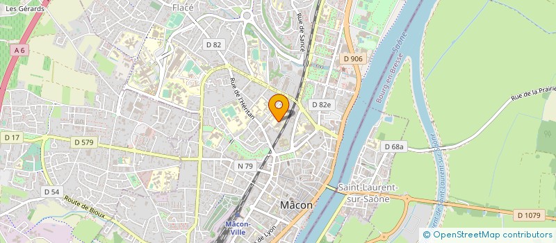 localisation de l'entreprise UNION FEDERALE CONSOMMATEURS DE S ET L à MACON