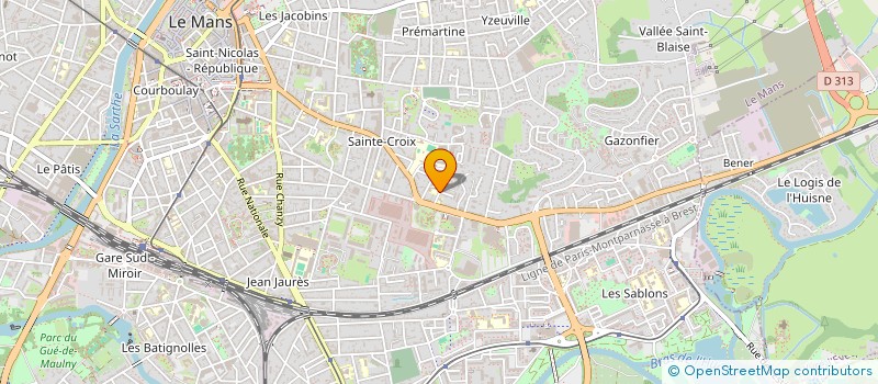 localisation de l'entreprise UNION FEDERALE CONSOMMATEURS QUE CHOISIR à LE MANS
