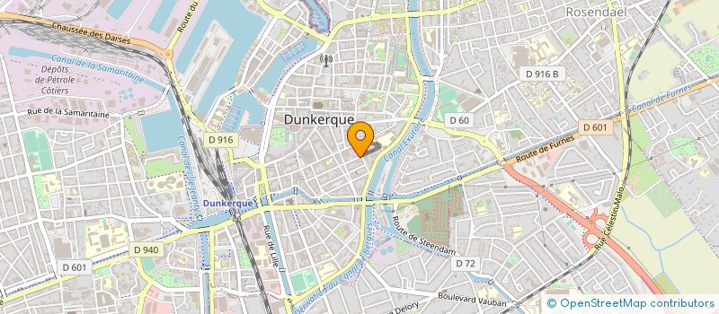 localisation de l'entreprise UNION FEDERALE CONSOMMATEURS QUE CHOISIR à DUNKERQUE