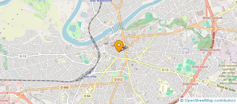 localisation de l'entreprise UNION FEDERALE CONSOMMATEURS QUE CHOISIR à ALBI