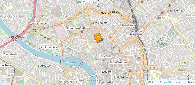 localisation de l'entreprise UNION FEDERALE DE LA HAUTE-GARONNE DES ASSOCIATIONS DE COMBATTANTS PRISONNIERS DE LA LIBERATION ET VICTIMES DES DEUX GUE à TOULOUSE