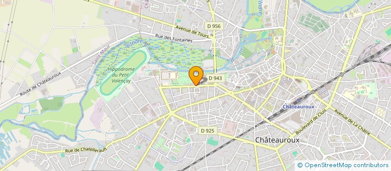localisation de l'entreprise UNION FEDERALE DES CONSOMMATEURS 36 U.F.C. 36 à CHATEAUROUX
